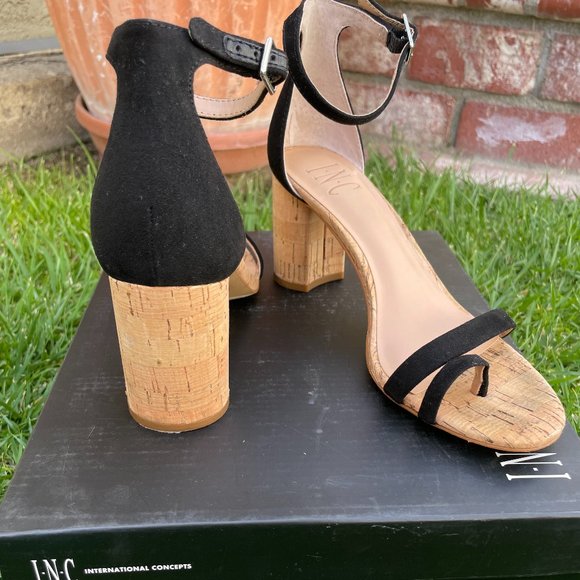 INC International Concepts Women's Wanada Toe-Ring Block-Heel Sandals - Picture 6 of 7